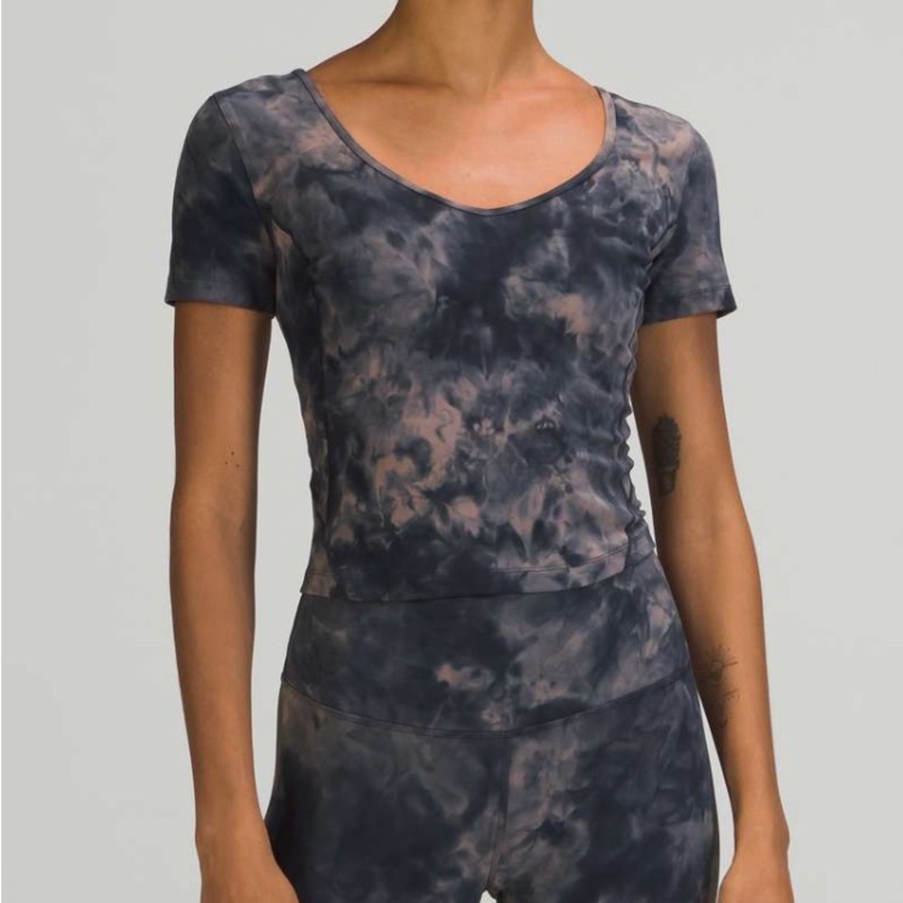 Lululemon Align T-shirt in Diamond Dye Lunar Rock